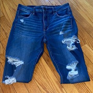 American Eagle Super Ripped High Rise Jegging